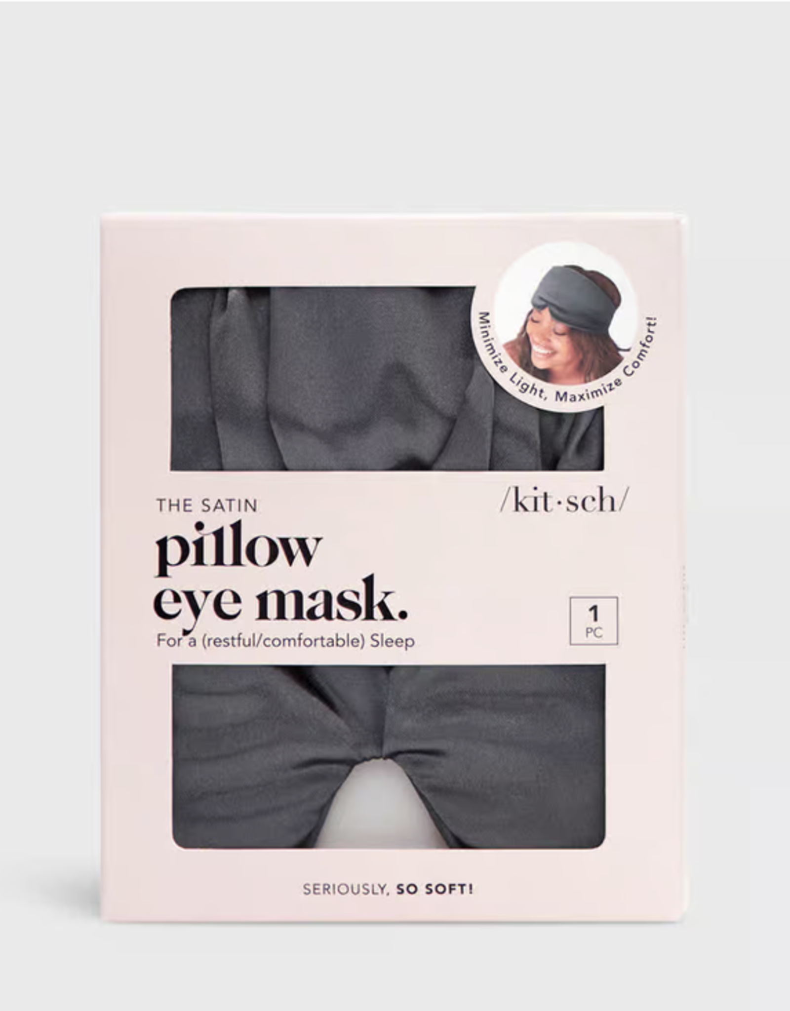 The Pillow Eye Mask Charcoal