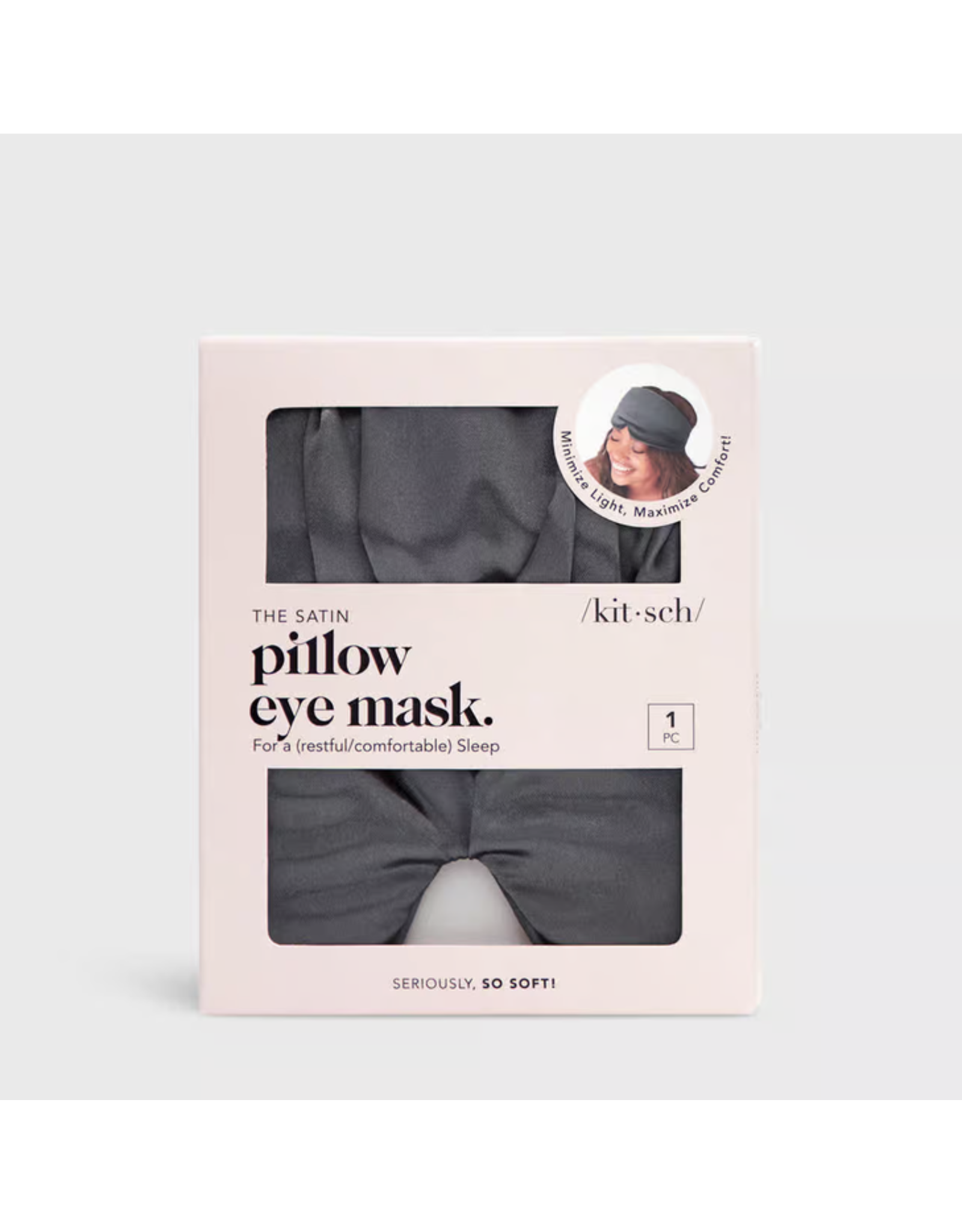 The Pillow Eye Mask Charcoal