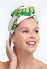 Quick Dry Hair Towel Palm Print