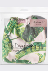 Quick Dry Hair Towel Palm Print