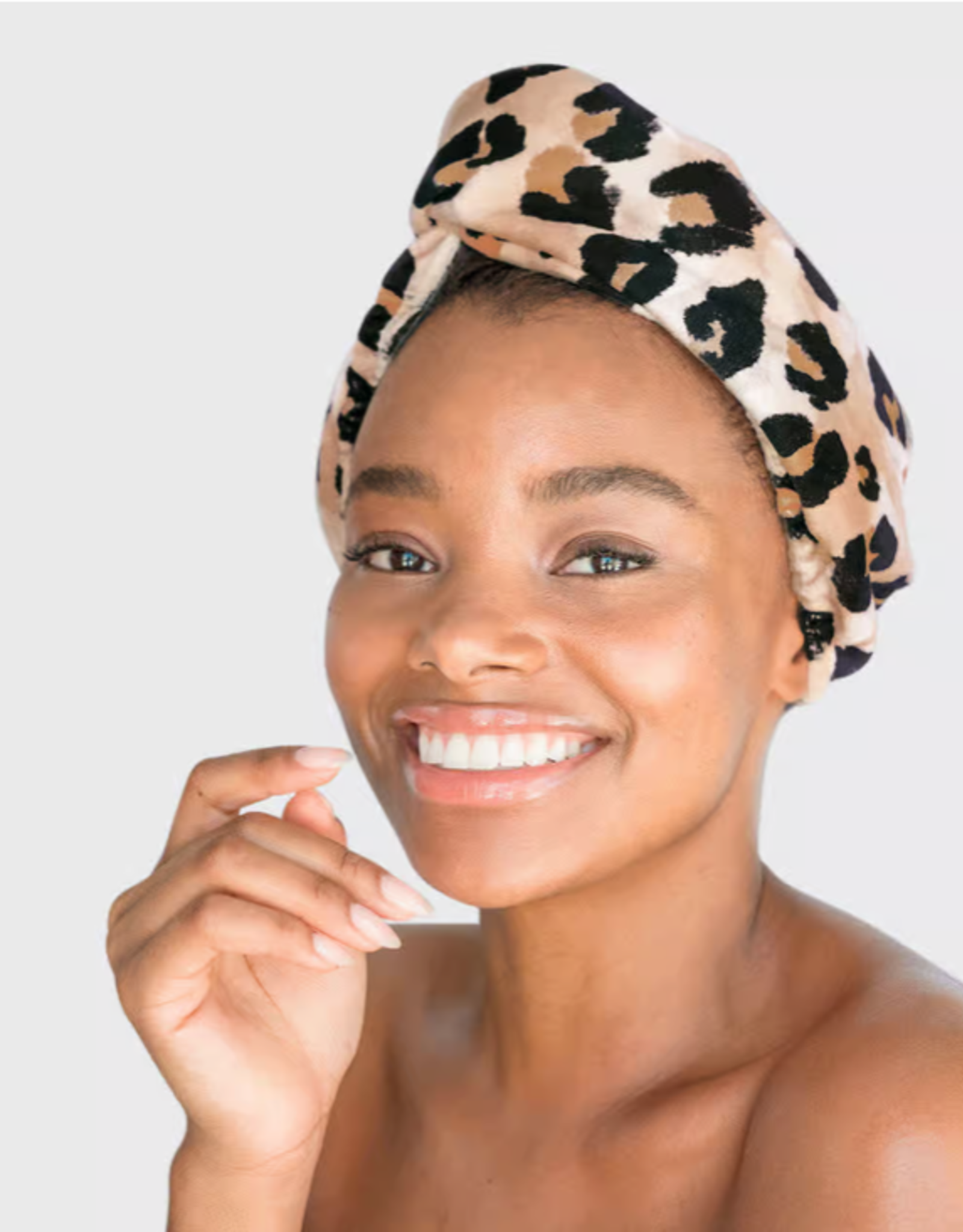 Quick Dry Hair Towel Leopard