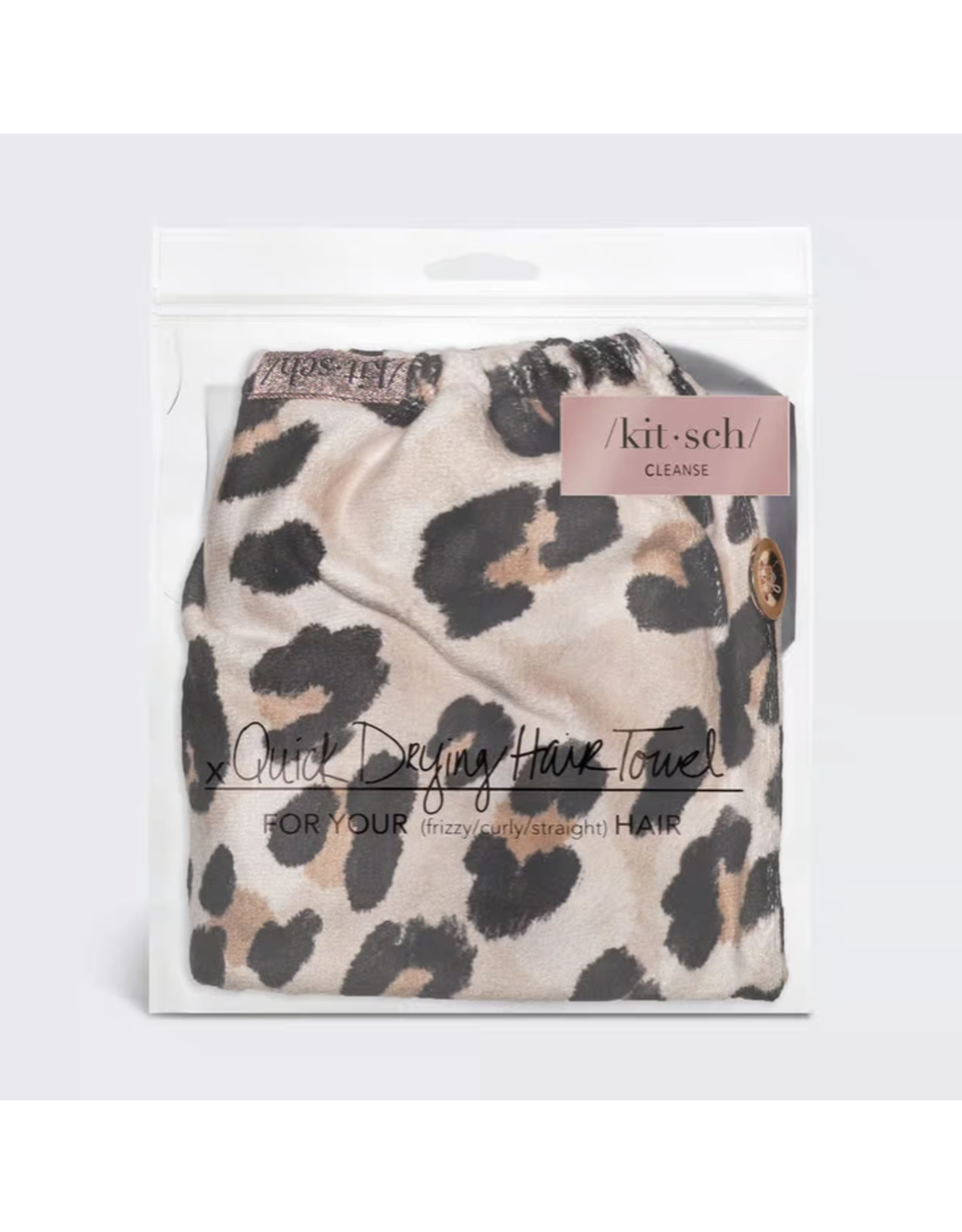 Quick Dry Hair Towel Leopard