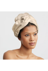 Satin Quick Dry Hair Towel Champagne