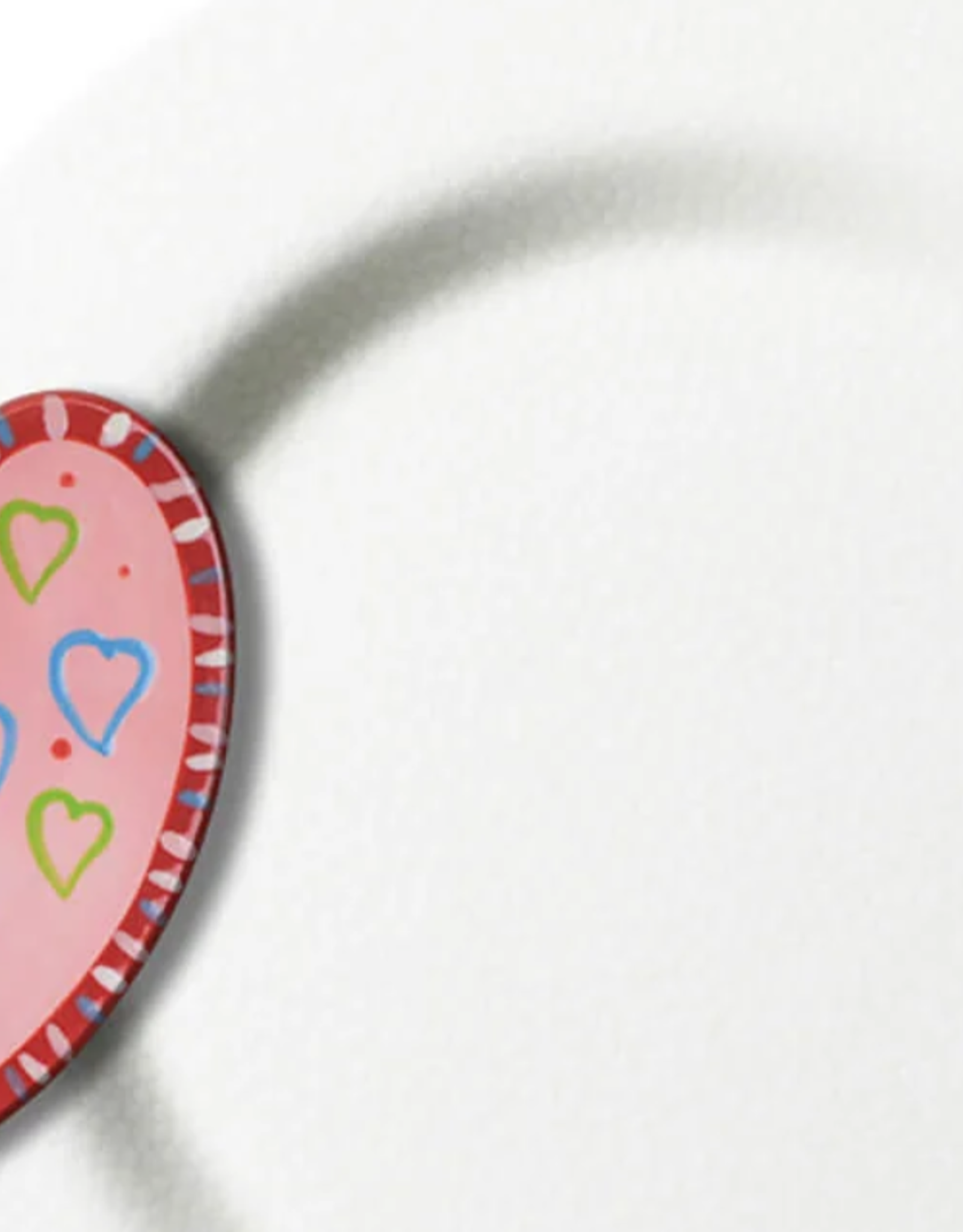 Big Entertaining Round Platter White Small Dot