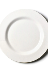 Big Entertaining Round Platter White Small Dot