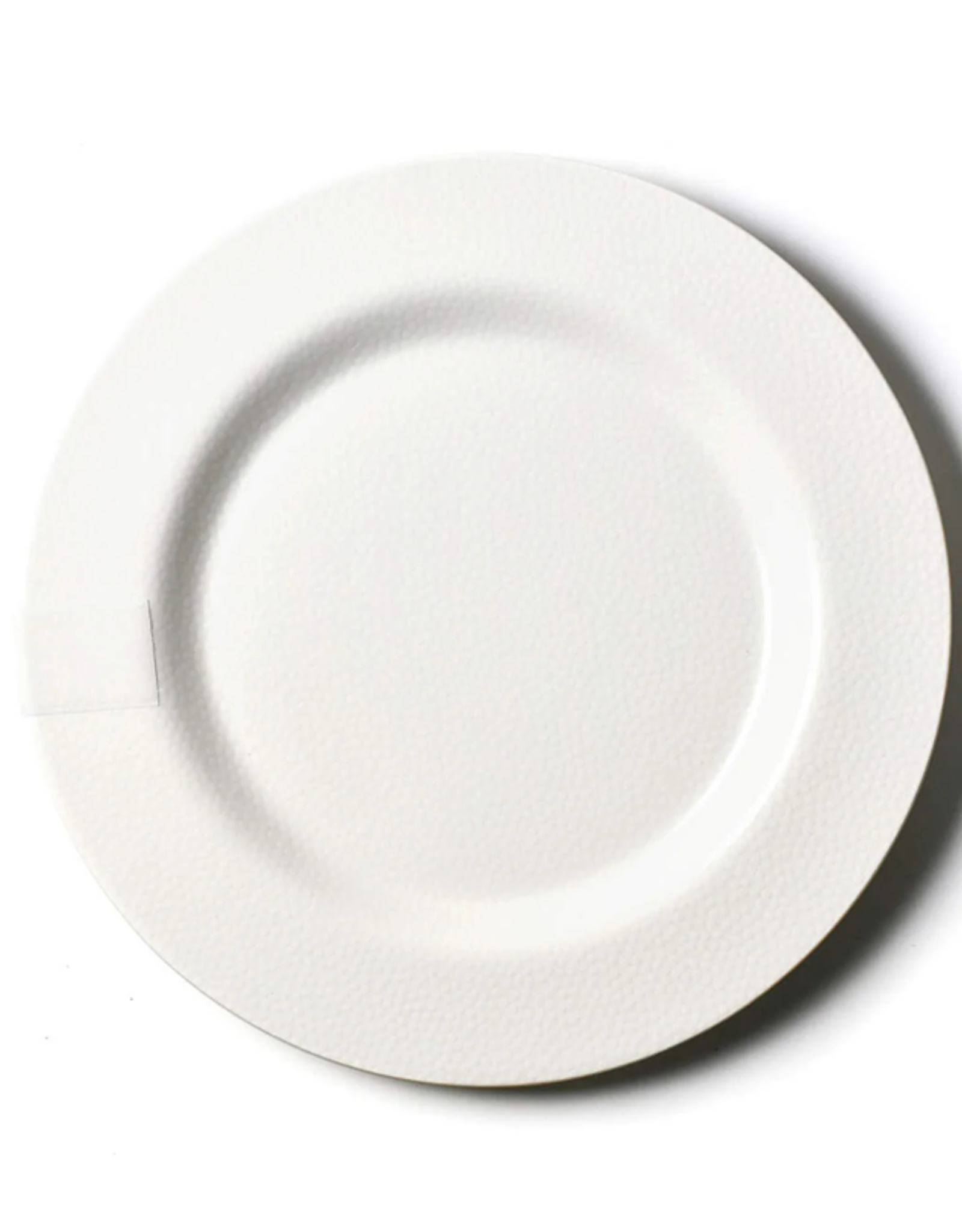 Big Entertaining Round Platter White Small Dot