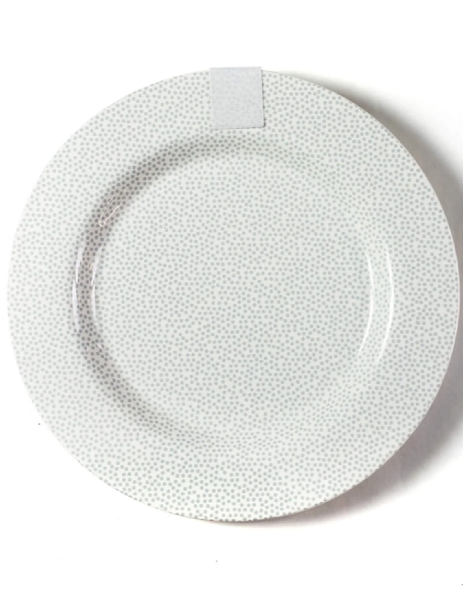 Big Entertaining Round Platter Stone Small Dot