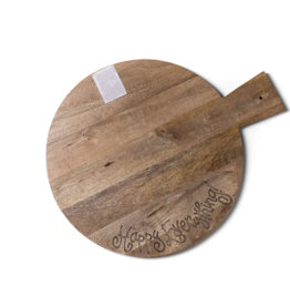 Happy Everything Big Wood 16 Serving Board Happy Everything Big Wood 16 Serving Board