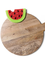 Happy Everything Big Wood 16 Serving Board