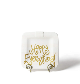 Happy Everything 9.25 Mini Platter White Stripe Happy Everything 9.25 Mini Platter White Stripe