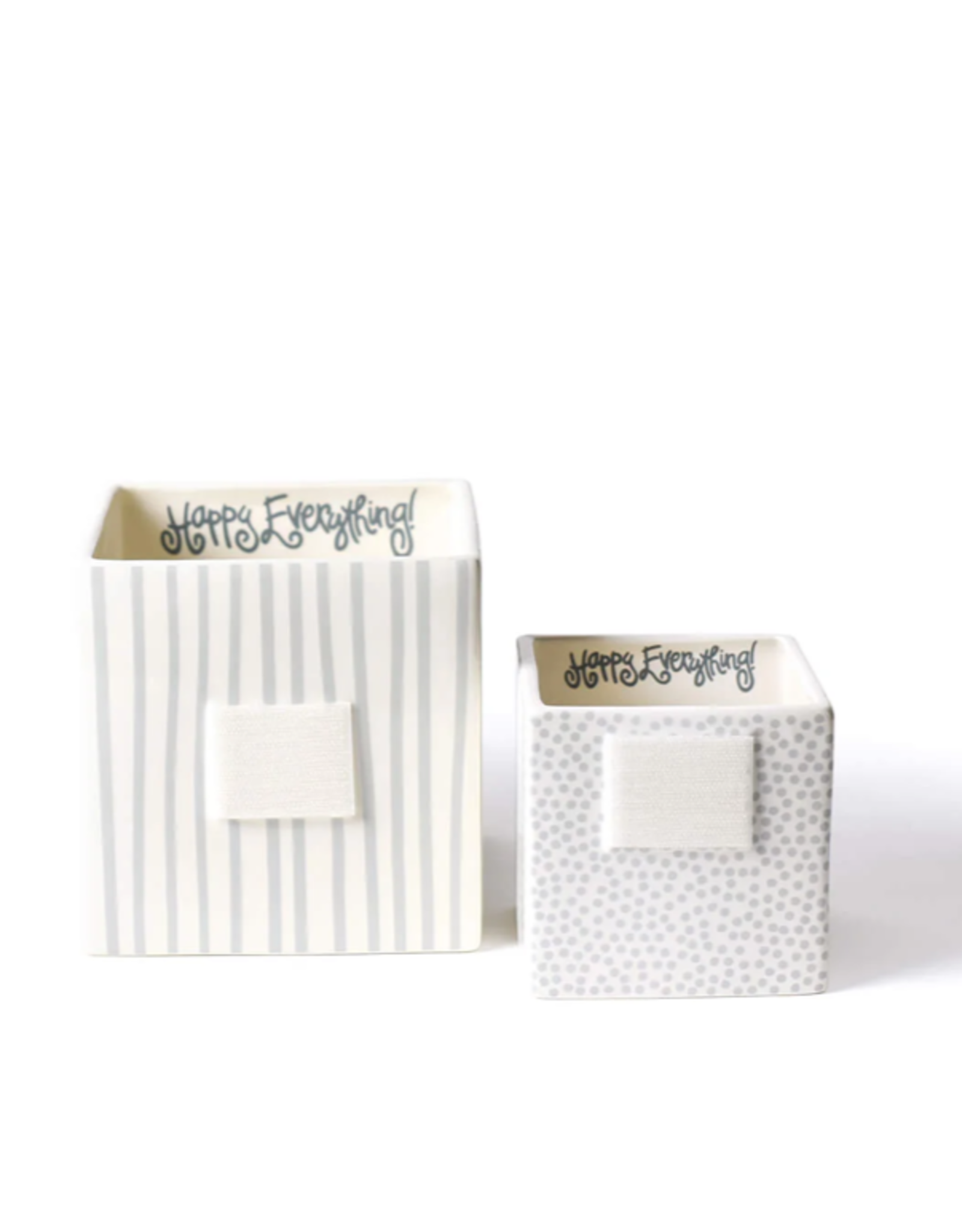 Mini Nesting Cube Medium Stone Stripe