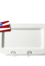 Mini Entertaining Platter White Small Dot