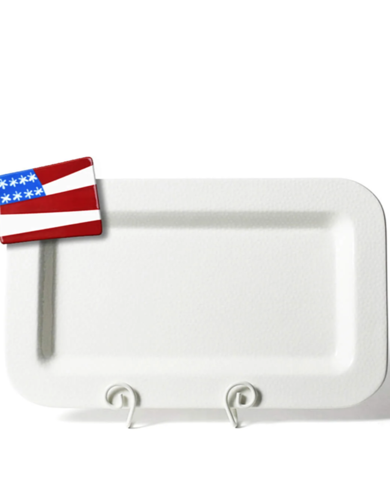 Mini Entertaining Platter White Small Dot