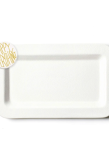 Mini Entertaining Platter White Small Dot