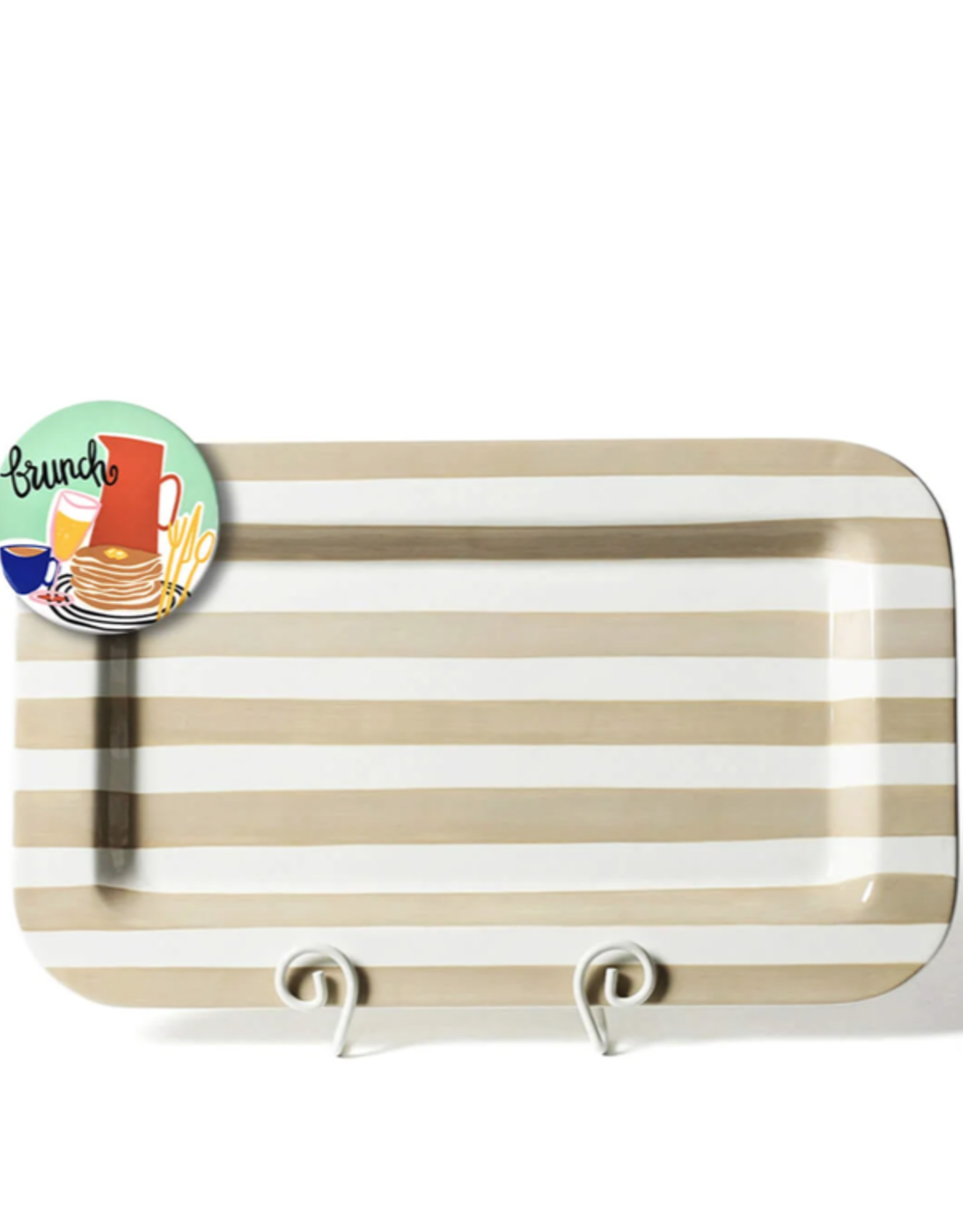 *DNR* Mini Entertaining Platter Neutral Stripe