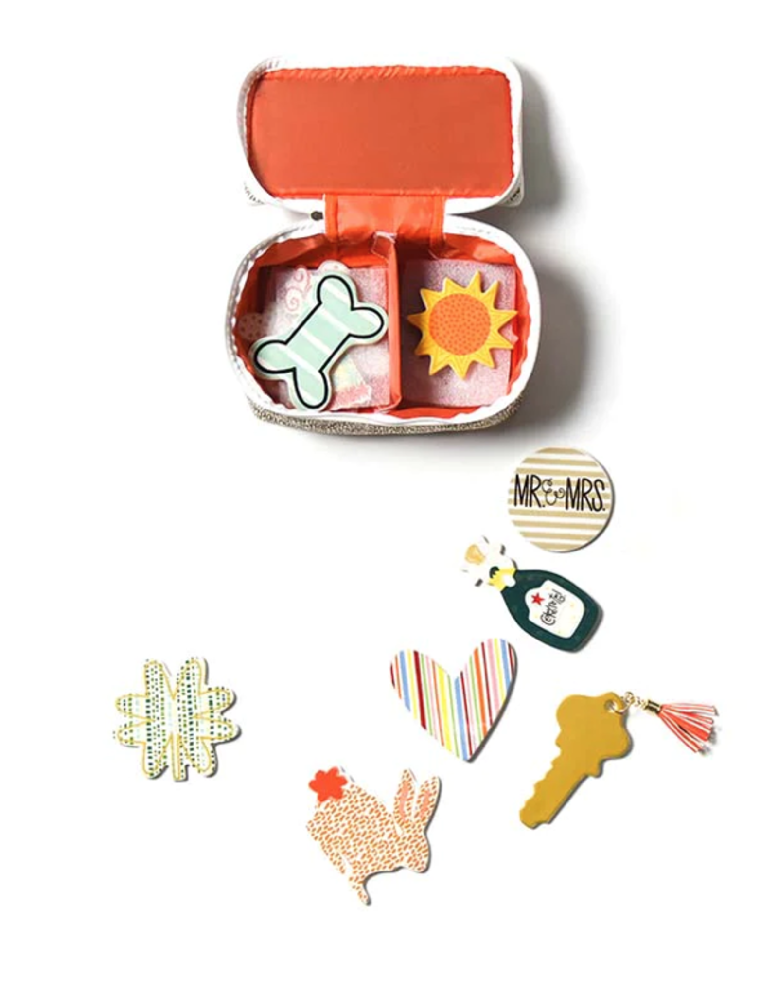 Happy Everything Mini Attachment Bag Gold