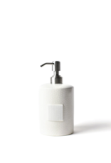 Mini Cylinder Soap Pump White Small Dot
