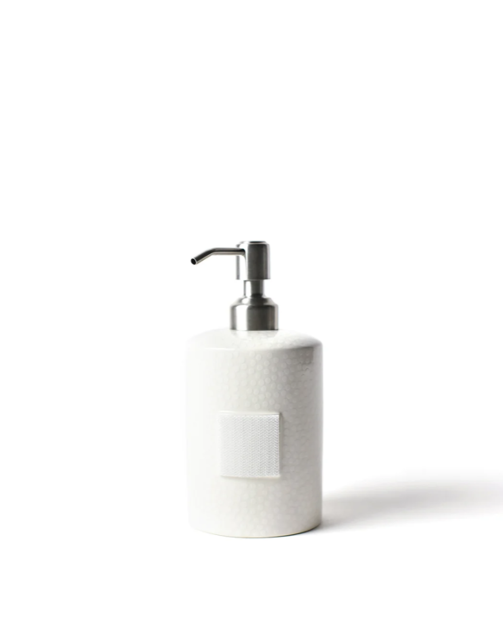 Mini Cylinder Soap Pump White Small Dot