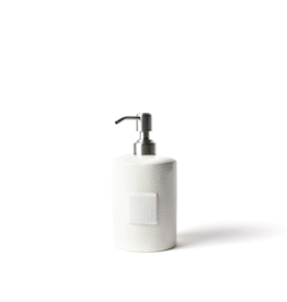 Mini Cylinder Soap Pump White Small Dot