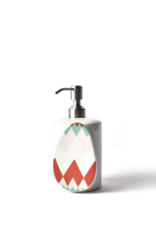 Mini Cylinder Soap Pump White Small Dot