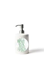Mini Cylinder Soap Pump White Small Dot