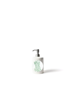 Mini Cylinder Soap Pump White Small Dot