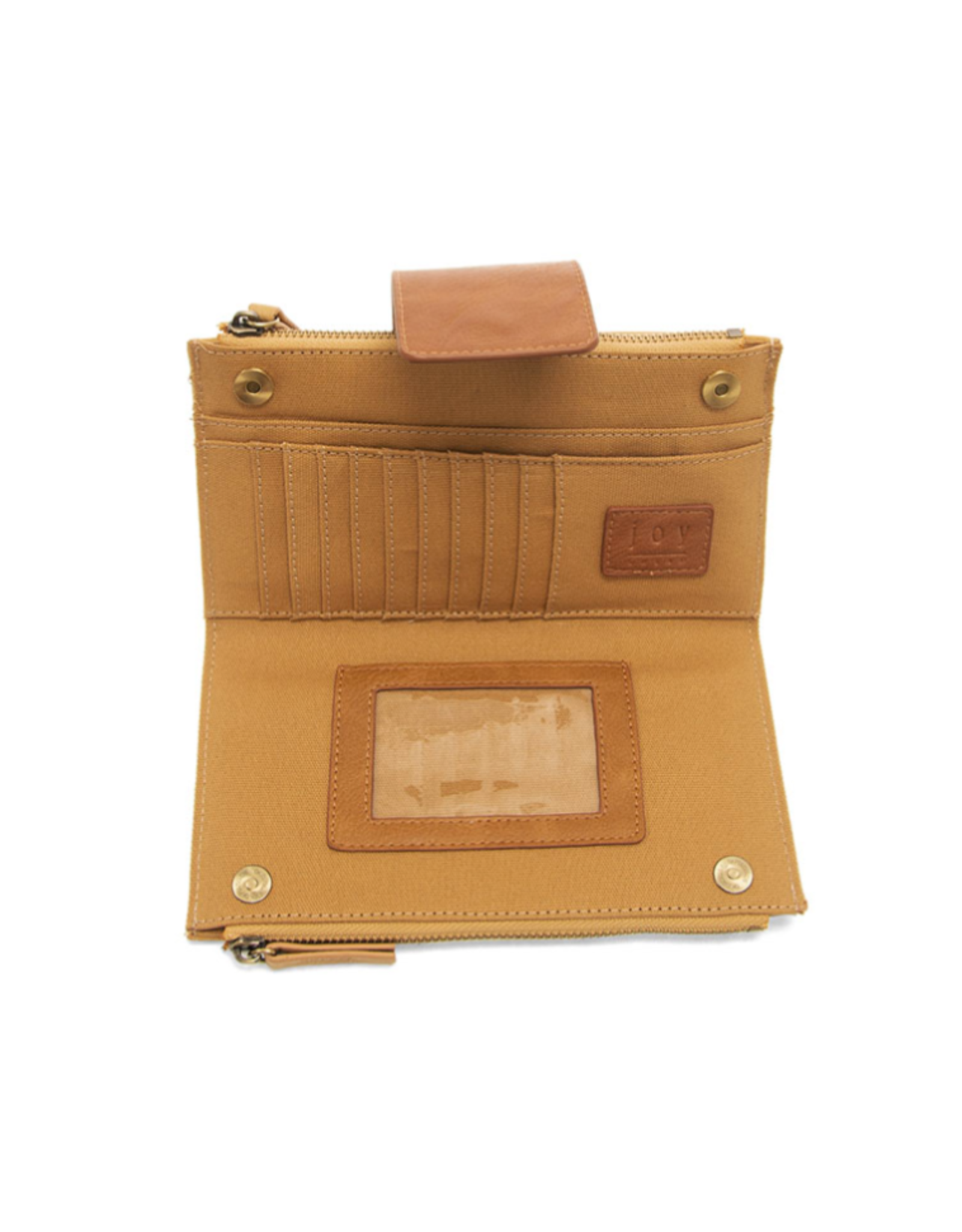 Camryn Colorblock Wallet Crossbody Tan/Hazelnut