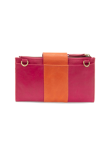 Camryn Colorblock Wallet Crossbody Fuchsia/Orange