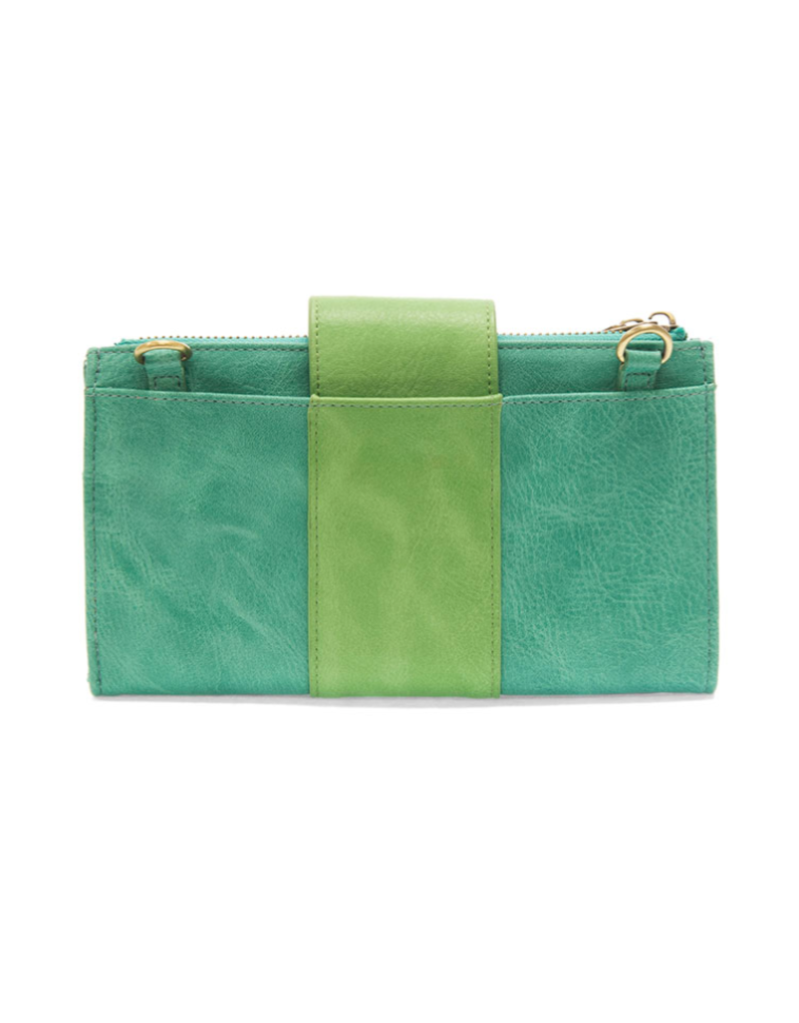 Camryn Colorblock Wallet Crossbody True Turquoise/Spring Green