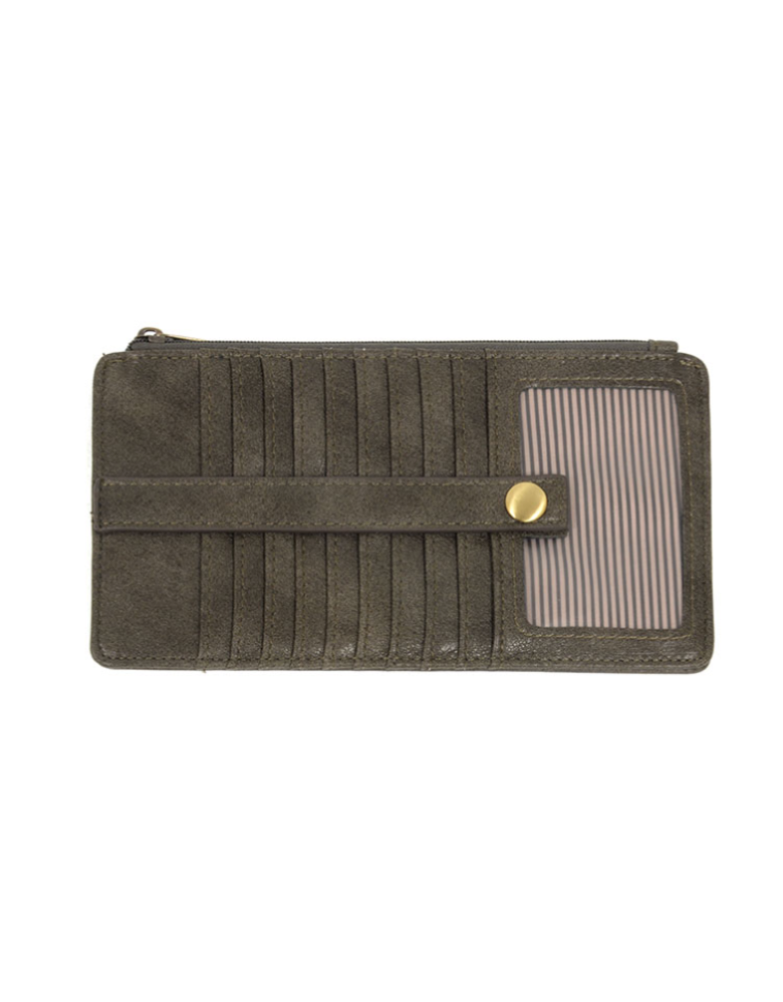 Kara Distressed Mini Wallet Khaki