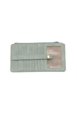 Kara Distressed Mini Wallet Light Aqua