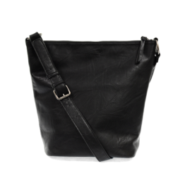 Kali Woven Slouchy Hobo Black - Monograms Plus Cullman