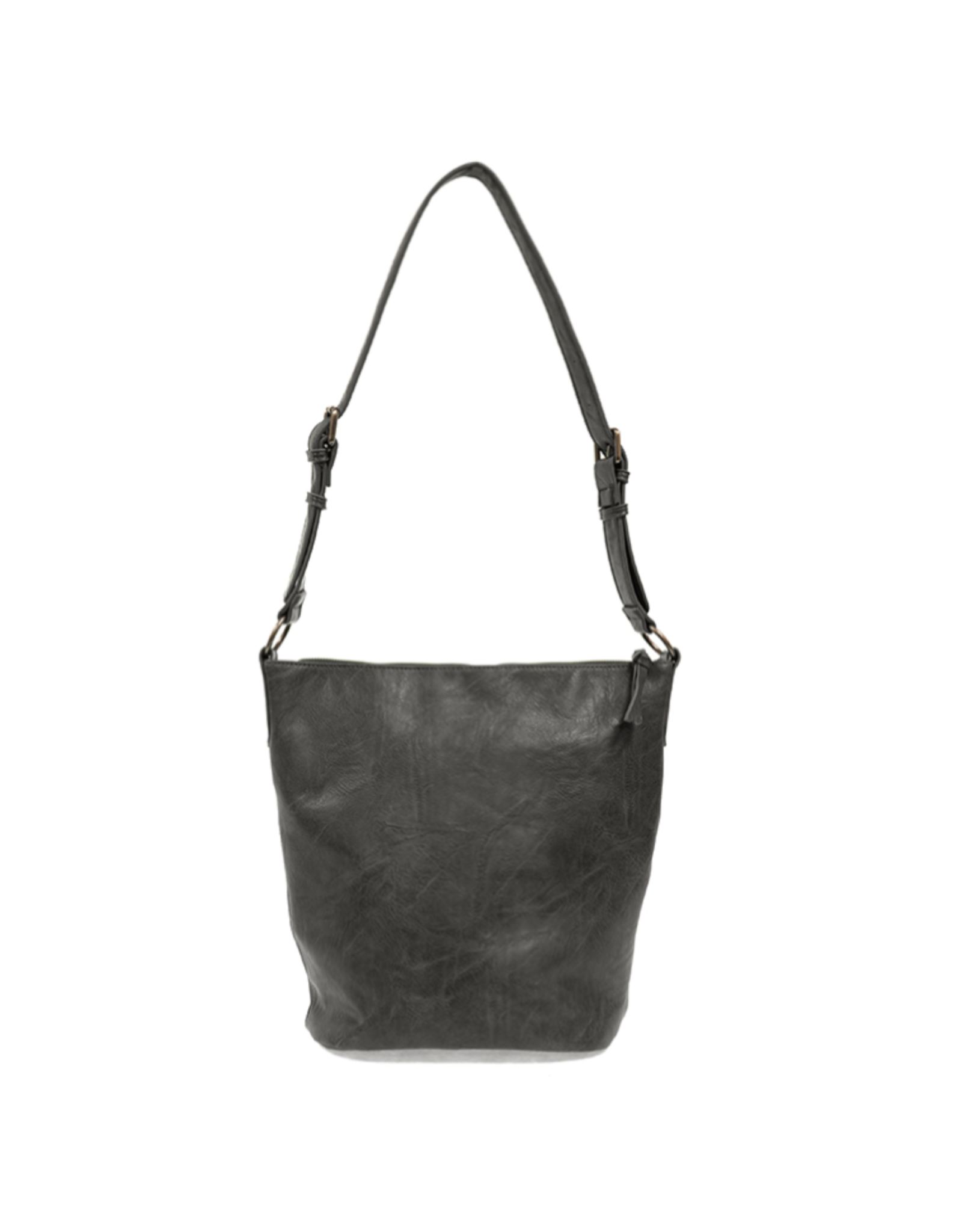 Nori Crossbody Bucket Bag Convertible Tote Soft Grey