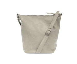 Nori Crossbody Bucket Bag Convertible Tote Storm Grey - Monograms