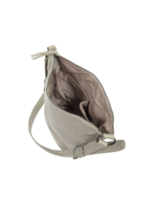 Nori Crossbody Bucket Bag Convertible Tote Soft Grey