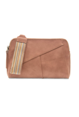 Gigi Crossbody w/Woven Wrist Strap Dusty Mauve