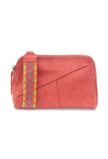 Gigi Crossbody w/Woven Wrist Strap Bright Coral