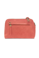 Gigi Crossbody w/Woven Wrist Strap Bright Coral