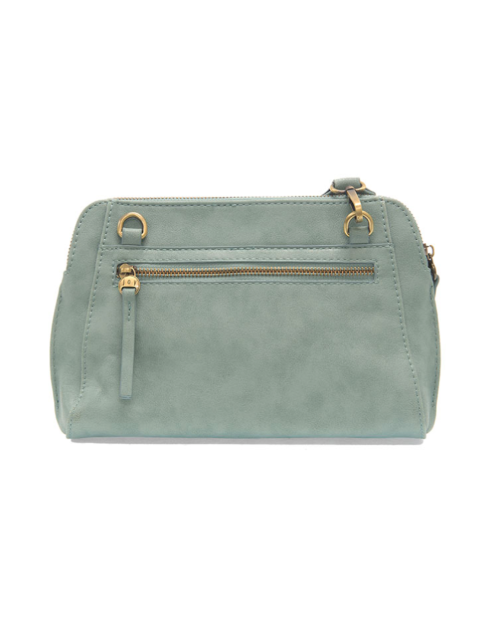 Gigi Crossbody w/Woven Wrist Strap Light Aqua