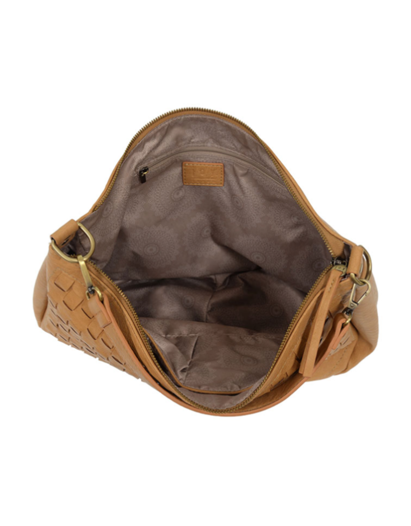 Kali Woven Slouchy Hobo Camel