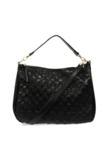 Kali Woven Slouchy Hobo Black