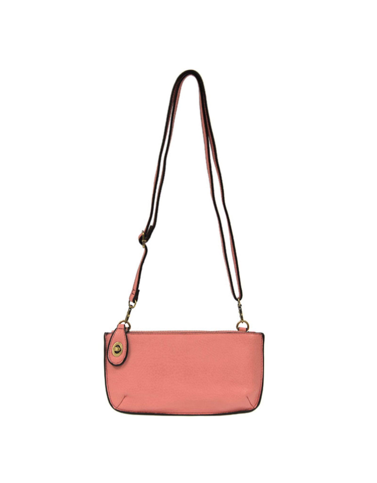 Crossbody Wristlet Clutch Taffy Pink