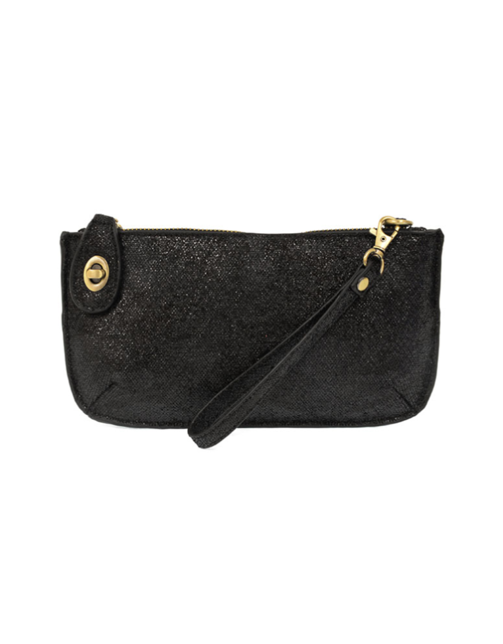 Leather Shoulder Strap / Black Python