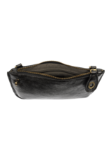 Crossbody Wristlet Lux Black Lustre