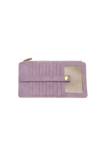 Kara Distressed Mini Wallet Lavender