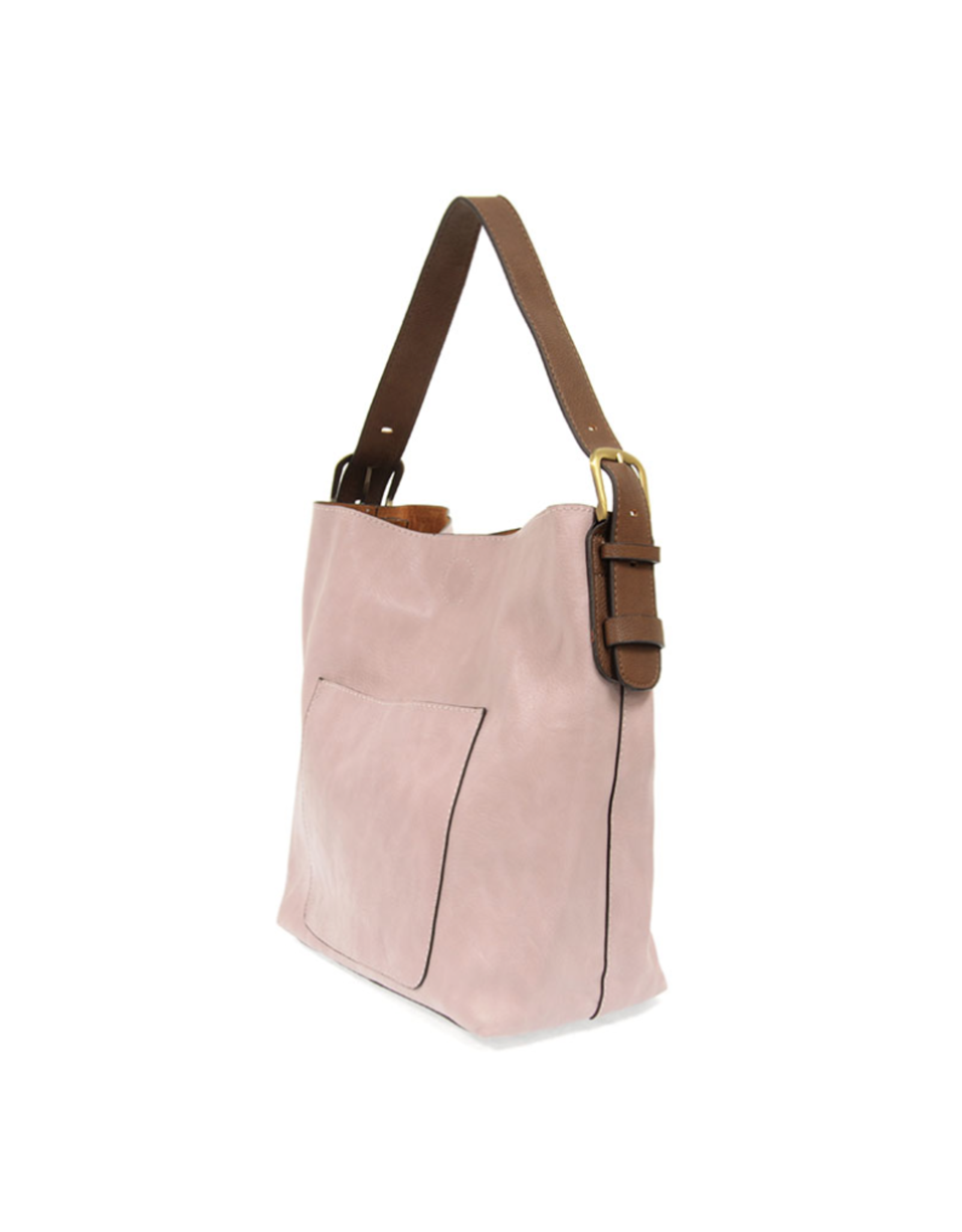 Handbag Hobo Pink Lavender/Coffee Handle