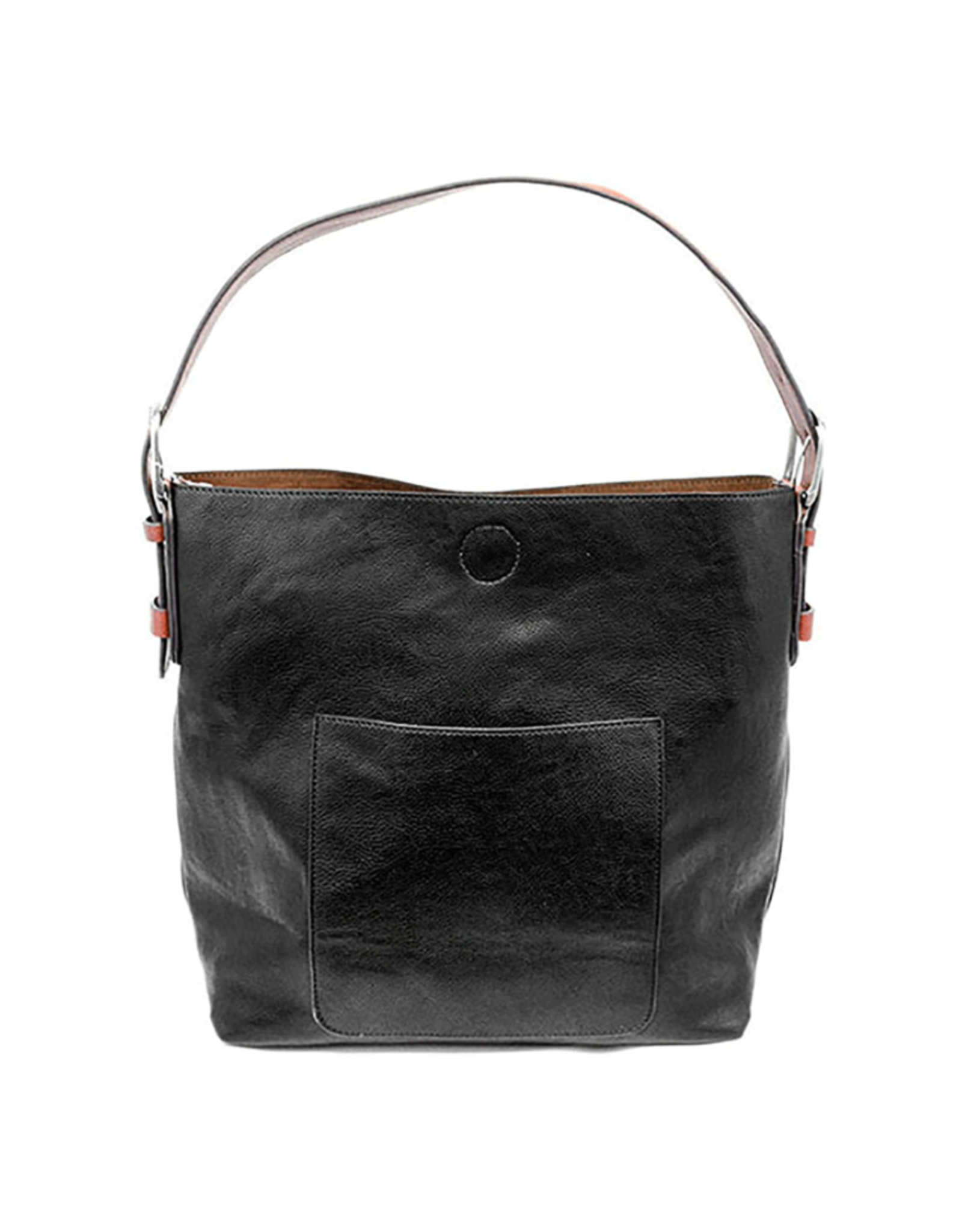 Handbag Hobo Black/Cedar Handle