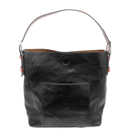 Handbag Hobo Black/Cedar Handle