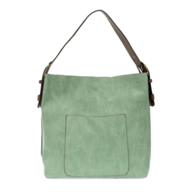 Handbag Hobo Bermuda Green/Coffee Handle