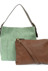 Handbag Hobo Bermuda Green/Coffee Handle